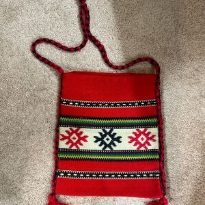 Balkan and Southern Europe wool women bag. Traditional. Great gift